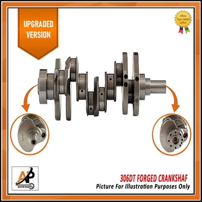 FORGED CRANKSHAFT FOR JAGUAR F-PACE XF XJ DIESEL TDV6 AJV6D RANGE ROVER 306DT - Image 1 of 4