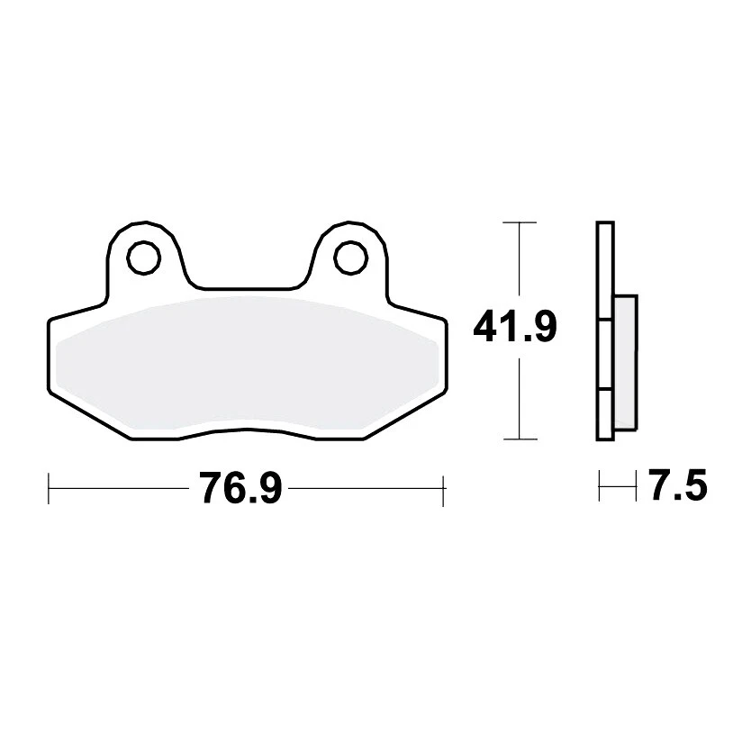 TRW SV Bremsbeläge passend vorn für AJS Modena 125  Bj. 2014-2016 - Bild 1 von 1