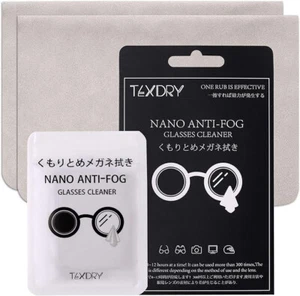 TOALLITAS LIMPIADORAS REUTILIZABLES TEXDRY NANO ANTINIEBLA GAFAS - Imagen 1 de 7