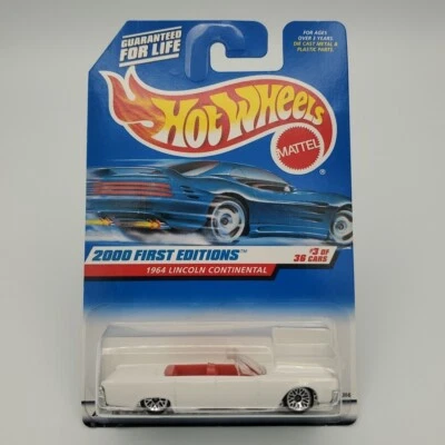 Hot Wheels 2000 First Editions 3/36 1964 Lincoln Continental #063 - Image 1 of 4