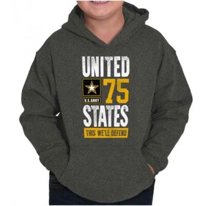 United States Army Logo This We'll Defend Youth Hooded Sweatshirt Boy or Girl - Picture 1 of 9