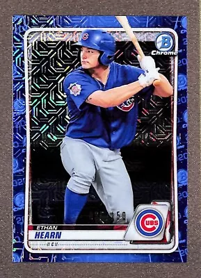 2020 Bowman Chrome #BCP-203 Ethan Hearn Rookie RC Blue Mojo Refractor SP #/150 - Image 1 of 3