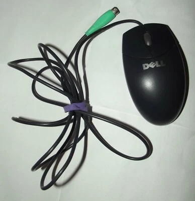 DELL Mouse Logitech PS/2 Wired Mechanical Ball Wheel Vintage M-S69 Retro AS IS - Image 1 of 4