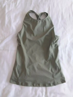 Skins Womens DNAmic Primary Tank - BNWT - Size Small - Olive Green - RRP £30 - Image 1 of 2
