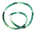 925 Fine Silver Green Onyx Gemstone 6-7 mm Round Beads 16" Strand Necklace GFC46