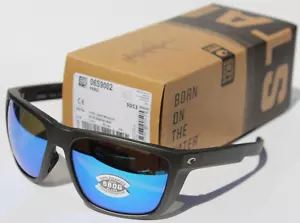 Gafas de sol COSTA DEL MAR Ferg POLARIZADAS acero gris metal/azul espejo 580G NUEVAS - Imagen 1 de 11