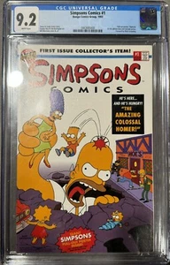 Simpsons Comic #1 - Bongos Comic Group 1993 - CGC 9.2 - Bild 1 von 1