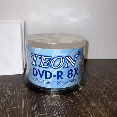 40 Pk Blank DVD+R 8X 4.7GB 120 Min Video Surface Recordable Disc W 100pk Sleeves - Image 1 of 4