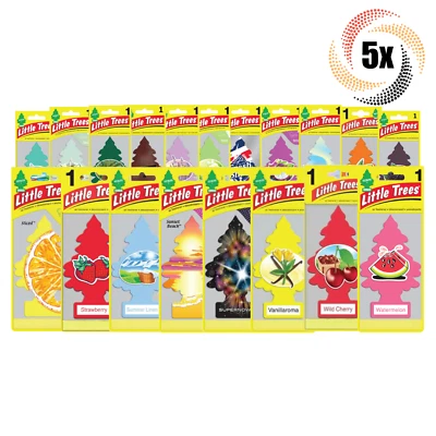 5x Packs Little Trees Single Variety Scent Hanging Trees | Mix & Match Scents! - Image 1 of 3