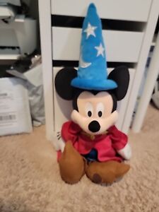  Mickey Mouse Fantasia Plush Disney Store Doll Stuffed Animal 13"