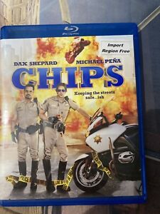 CHIPS Blu-ray Region Free / DVD Region 1  combo