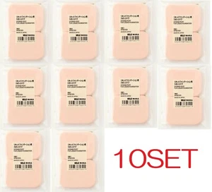 MUJI Maquillaje Esponja Soplado para Base Líquida Facial Suave Tacto 2 Piezas Juego de 10 - Imagen 1 de 4