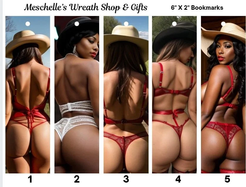 Sexy Cowgirls Themed Bookmarks 3 Foto 1 de 1