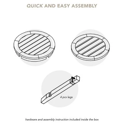 Mesa auxiliar de patio Cambridge informal Sherwood de teca gris desgastado Foto 1 de 4