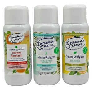 Set of 3 Dresden Essence Infusion Orange/Rosemary Eucalyptus/Menthol Eisli 3x250ml - Picture 1 of 2