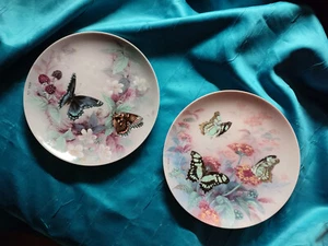 Red Spotted Purples und Malachites Lena Liu Sammelplatten 1988 Schmetterlinge - Bild 1 von 9