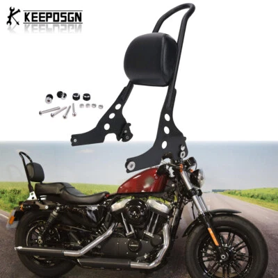 Detachable Passenger SissyBar Backrest For Harley Davidson XL1200 Forty Eight 48 - Imagem 1 de 4