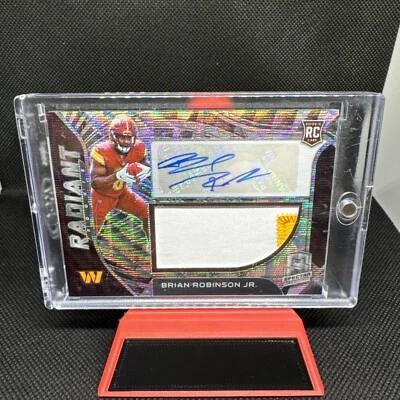 2022 Panini Spectra - Radiant RPA Brian Robinson Jr. 07/25 NFL Commanders - Image 1 of 2