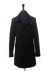 Tiger of Sweden Black Leonard5 Overcoat 19534 - Picture 1 of 4