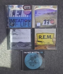 R.E.M. CD Bundle x 5 Out of Time Imitation Of Life New Adventures In Hi-Fi - Picture 1 of 9