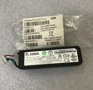 82-97131-03 Nueva Batería Genuina 2300mAh Cebra para Símbolo MC17 MC17T MC17A Serie - Imagen 1 de 1