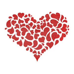 Plantilla reutilizable para corazón para pintura habitación pared hágalo usted mismo decoración - Imagen 1 de 3