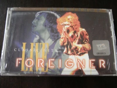 Foreigner - Classic Hits Live - AUDIO CASSETTE TAPE, New, Sealed, BG Pressing - Image 1 of 3