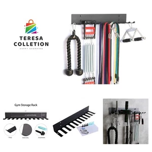 Multi-Purpose Gym Equipment Storage Rack Resistance Bands Storage Hanger Barb... - Imagen 1 de 8