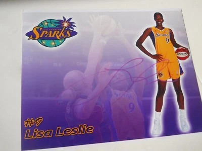 Lisa Leslie - Autographed 8" X 10" Photograph - WNBA Basketball Star - Image 1 of 2