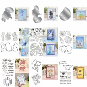 Medusa animal sirena metal troquelado sello DIY Scrapbooking artesanía - Imagen 1 de 41