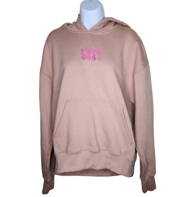 Lost Effects Pullover Sweatshirt Hoodie Womens Size L Pink - Image 1 of 4