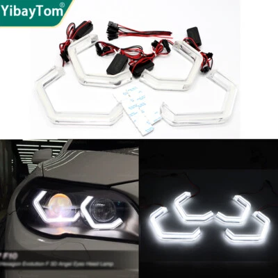 Anillos halo ojos de ángel LED estilo M4 para BMW serie 5 F10 F11 F07 F18 M5 2010-2017 Foto 1 de 4