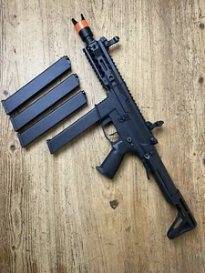 Airsoft Classic Army PX9 AEG Sub-Machine Gun SMG Lot With 4 Magazines - Picture 1 of 2