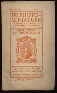 Photo-Miniature magazine Issue 11 Feb. 1900 developers/development Tennant/Ward - Imagen 1 de 3