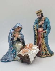 Hawthorne Village Nativity Jesus Figurines Mother Mary And Baby Jesus Set Two - Picture 1 of 10
