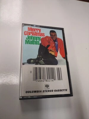 JOHNNY MATHIS - MERRY CHRISTMAS - CASSETTE TAPE LIKE NEW OOP  - Image 1 of 3
