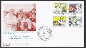 Vatican 737-748,3 FDC.Michel 852-863. Papal Journeys 1984-1985. - Picture 1 of 3
