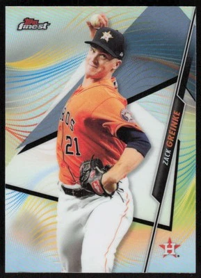 2020 Finest Refractor #90 Zack Greinke Refractor - Image 1 of 2