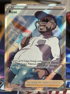 Rose 071/072 Shining Fates Full Art Rare Trainer Pokemon TCG - NM - Picture 1 of 2