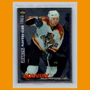 Dave Lowry #299 1995-96 Collectors Choice Players Club Platinum Florida Panthers - Imagen 1 de 3