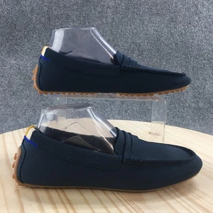 Rothys Shoes Womens 9.5 The Driving Loafers Blue Slip On Casual Comfort Low Top - Picture 1 of 16