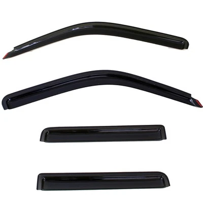 4pcs For Explorer Sport Trac Mountaineer Sun Rain Guard Window Visors Foto 1 de 4