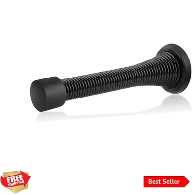 30 Pack Black Spring Door Stops,3-1/8" Heavy Duty Door Stop - Flexible Spring... - Image 1 of 4