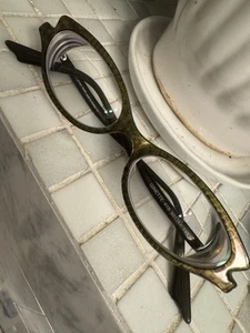 Jean Lafont Eyeglasses Ginette 418  50 []  14 145 Frames Only Amber Green Python - Picture 1 of 13