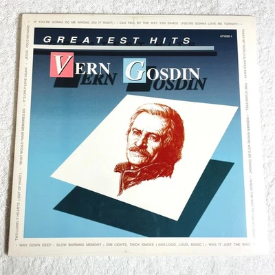 Vern Gosdin "Greatest Hits" 1986 Country LP, SEALED!, Columbia Club Issue - Image 1 of 2