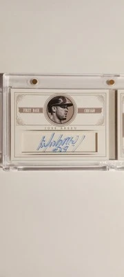 2014 National Treasures Star Jose Abreu Jumbo Bat YOGI Autograph #5/10 - Image 1 of 4