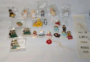 MADCC Madame Alexander Doll Club 1990's Lapel Pins Lot - Picture 1 of 24