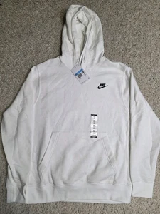 Nike Men's White Hoodie size Medium New - Picture 1 of 7