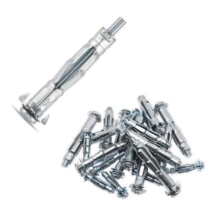 30 pcs Molly Bolts, Metal Drywall Anchors, Heavy Duty Zinc Plated Steel M4-32  - Picture 1 of 7