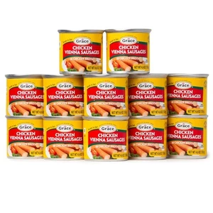 Grace Caribbean Vienna Sausage Chicken 5.0 oz (Pack of 24) - Picture 1 of 2